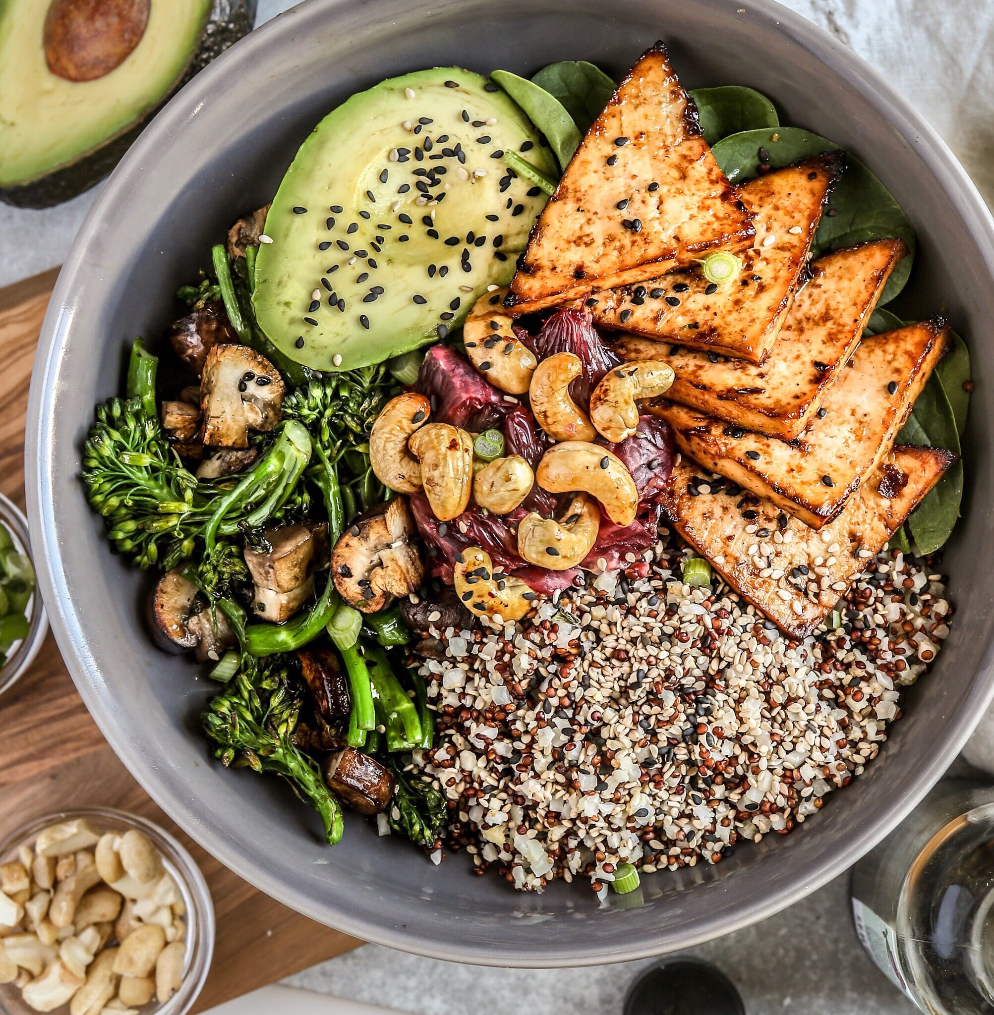 Miso-Maple-Sriracha Tofu