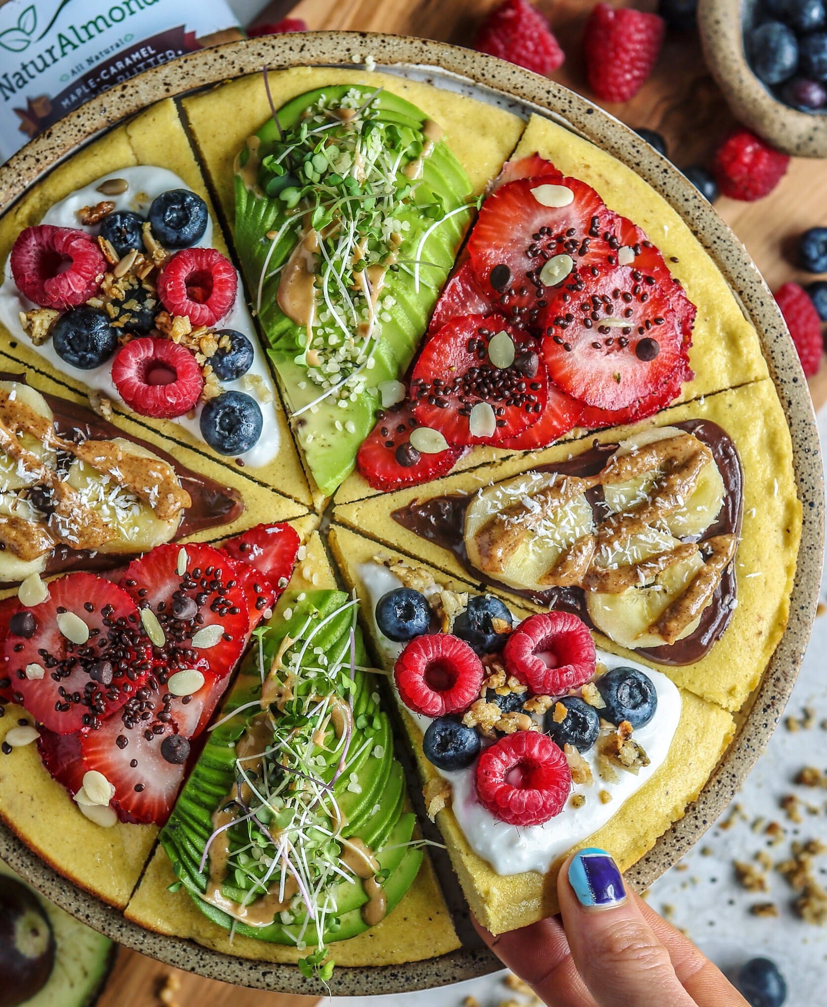 Paleo Plantain Pancake Pizza