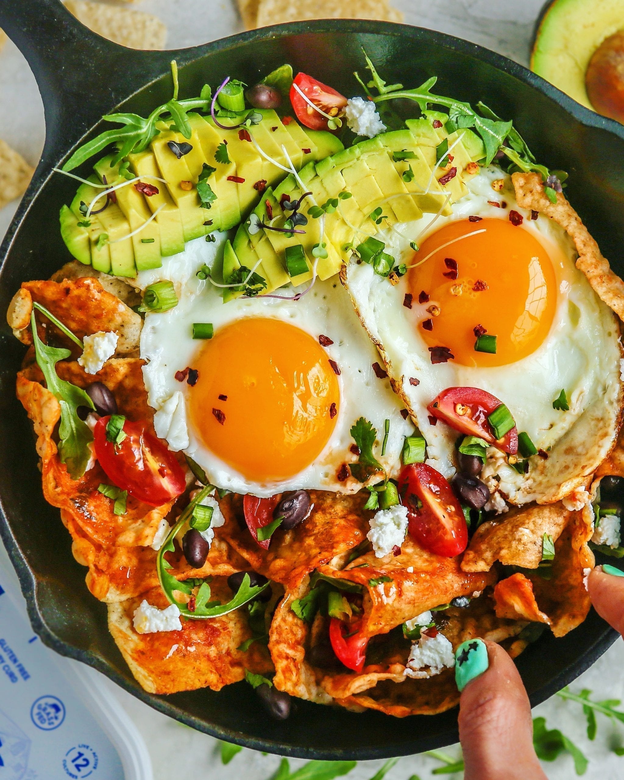 Chilaquiles with Eggs