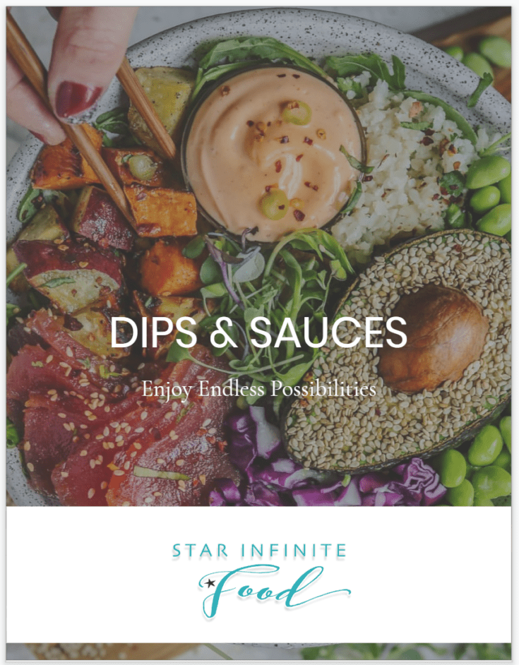 Dips & Sauces Recipe Mini Book ⋆ Star Infinite Food