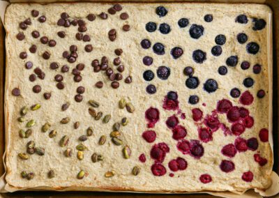 Sheet Pan Lemon-Oatmeal Pancakes