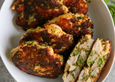 Parmesan Chicken and Broccoli Patties