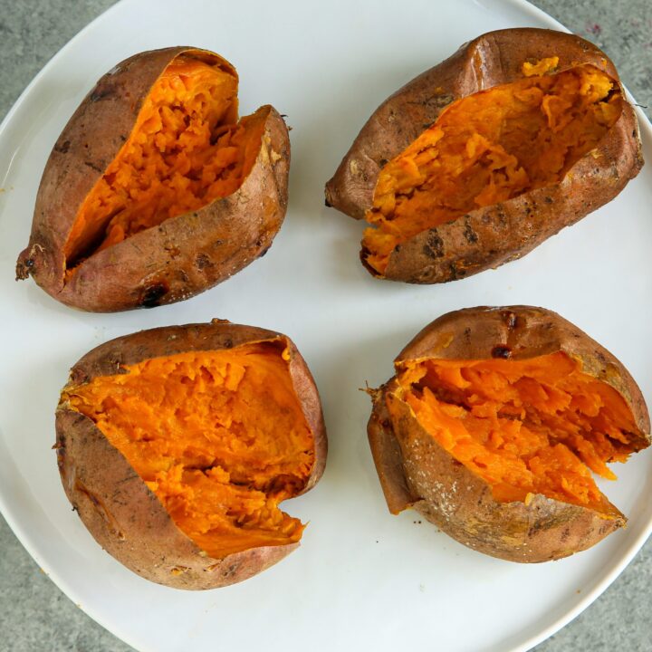 Perfectly Baked Sweet Potatoes