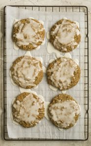 Iced Oatmeal Cookies | Vegan + Gluten Free