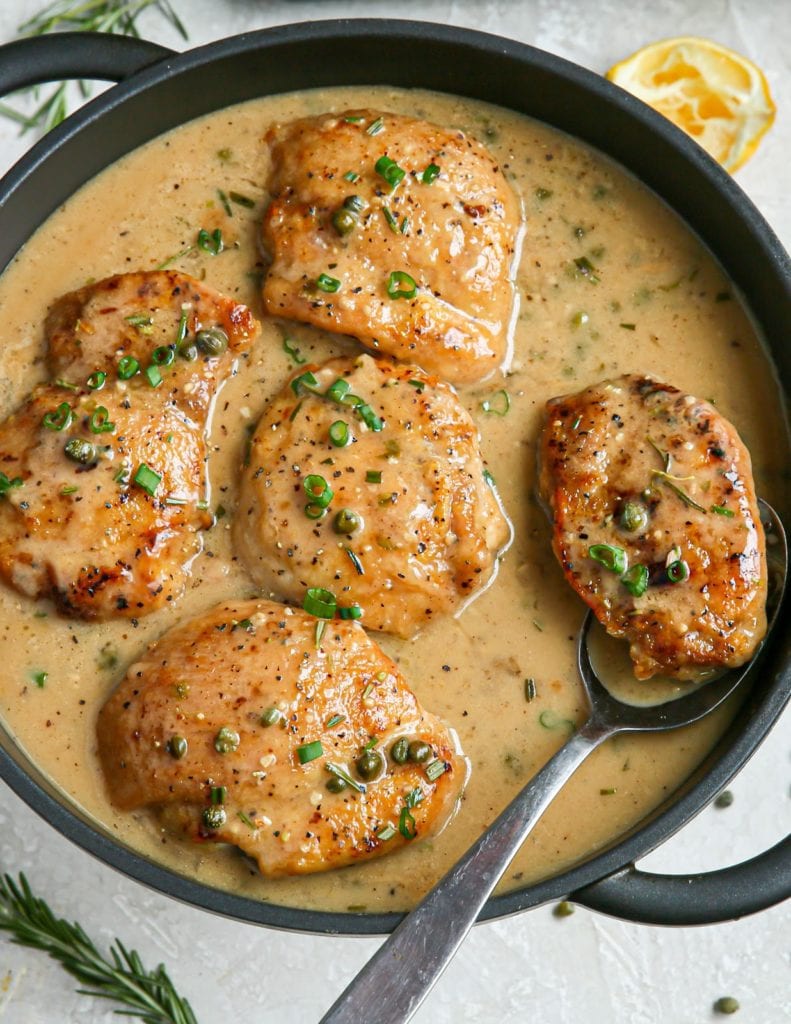 Creamy Rosemary Chicken Piccata