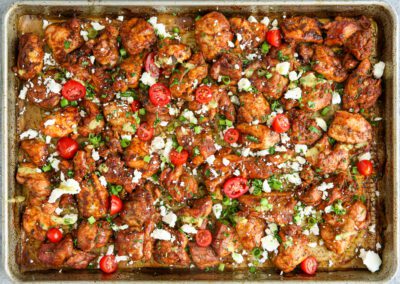 Sheet Pan Spiced Chicken and Feta