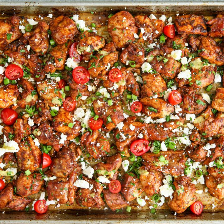 Sheet Pan Spiced Chicken and Feta