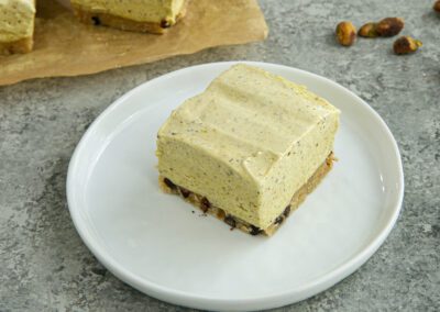 Protein Pistachio Ice-Cream Cookie Dough Bars